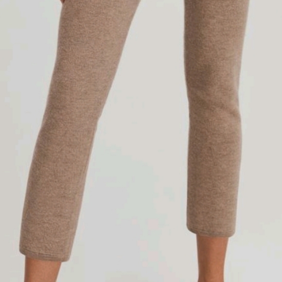 Something Navy Hakama Wool Blend Cigarette Trousers In CM-Camel NWT Size Med - Picture 13 of 16